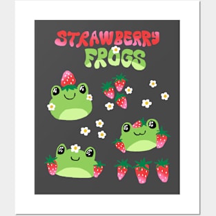 Strawberry Frogs Posters and Art